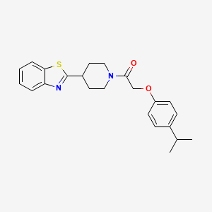 2-{1-[(4-Isopropylphenoxy)acetyl]piperidin-4-yl}-1,3-benzothiazole