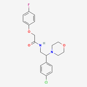 N-[2-(4-chlorophenyl)-2-(morpholin-4-yl)ethyl]-2-(4-fluorophenoxy)acetamide