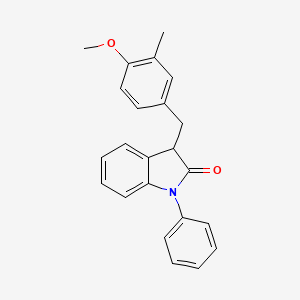 3-(4-methoxy-3-methylbenzyl)-1-phenyl-1,3-dihydro-2H-indol-2-one