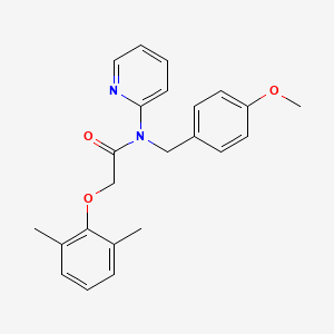 2-(2,6-dimethylphenoxy)-N-(4-methoxybenzyl)-N-(pyridin-2-yl)acetamide