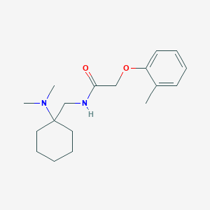 N-{[1-(dimethylamino)cyclohexyl]methyl}-2-(2-methylphenoxy)acetamide