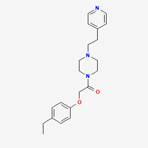 2-(4-Ethylphenoxy)-1-{4-[2-(pyridin-4-yl)ethyl]piperazin-1-yl}ethanone