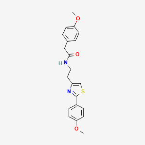 2-(4-methoxyphenyl)-N-{2-[2-(4-methoxyphenyl)-1,3-thiazol-4-yl]ethyl}acetamide