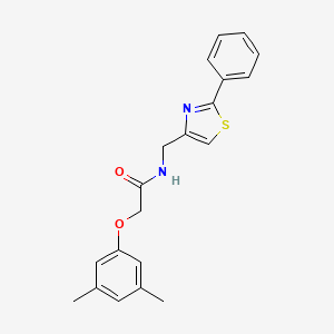 molecular formula C20H20N2O2S B11354554 2-(3,5-dimethylphenoxy)-N-[(2-phenyl-1,3-thiazol-4-yl)methyl]acetamide 