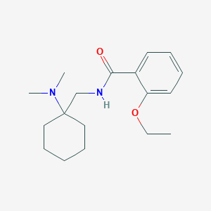 molecular formula C18H28N2O2 B11354557 N-{[1-(dimethylamino)cyclohexyl]methyl}-2-ethoxybenzamide 