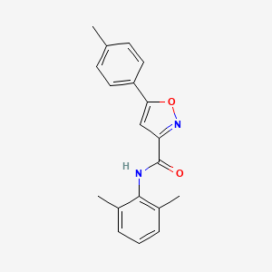 N-(2,6-dimethylphenyl)-5-(4-methylphenyl)-1,2-oxazole-3-carboxamide