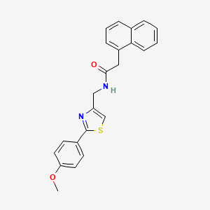 N-{[2-(4-methoxyphenyl)-1,3-thiazol-4-yl]methyl}-2-(naphthalen-1-yl)acetamide