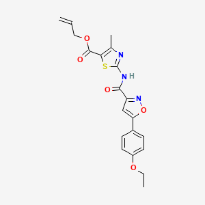 Prop-2-en-1-yl 2-({[5-(4-ethoxyphenyl)-1,2-oxazol-3-yl]carbonyl}amino)-4-methyl-1,3-thiazole-5-carboxylate