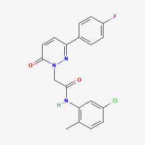 N-(5-chloro-2-methylphenyl)-2-(3-(4-fluorophenyl)-6-oxopyridazin-1(6H)-yl)acetamide