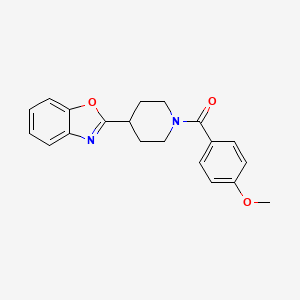 2-[1-(4-Methoxybenzoyl)piperidin-4-yl]-1,3-benzoxazole