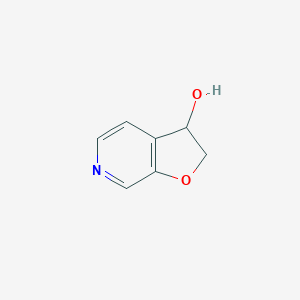 molecular formula C7H7NO2 B011355 2,3-二氢呋喃[2,3-c]吡啶-3-醇 CAS No. 106531-53-7