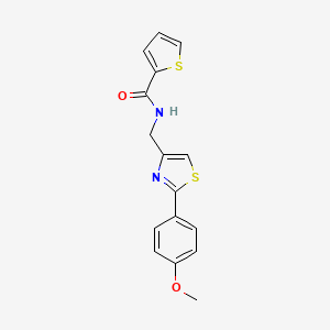 N-{[2-(4-methoxyphenyl)-1,3-thiazol-4-yl]methyl}thiophene-2-carboxamide