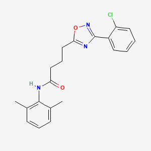 4-[3-(2-chlorophenyl)-1,2,4-oxadiazol-5-yl]-N-(2,6-dimethylphenyl)butanamide