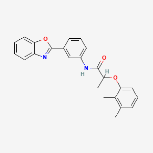 N-[3-(1,3-benzoxazol-2-yl)phenyl]-2-(2,3-dimethylphenoxy)propanamide