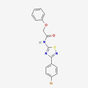 N-[3-(4-bromophenyl)-1,2,4-thiadiazol-5-yl]-2-phenoxyacetamide