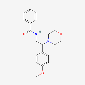 N-[2-(4-methoxyphenyl)-2-(morpholin-4-yl)ethyl]benzamide