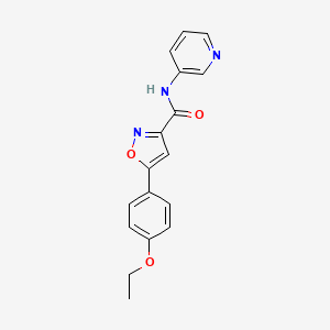 5-(4-ethoxyphenyl)-N-(pyridin-3-yl)-1,2-oxazole-3-carboxamide