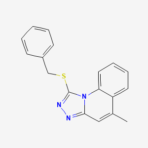 1-(Benzylthio)-5-methyl[1,2,4]triazolo[4,3-a]quinoline