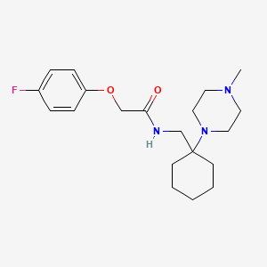 2-(4-fluorophenoxy)-N-{[1-(4-methylpiperazin-1-yl)cyclohexyl]methyl}acetamide