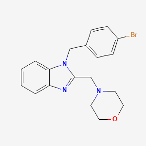 1-(4-bromobenzyl)-2-(morpholin-4-ylmethyl)-1H-benzimidazole