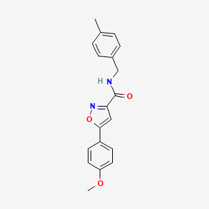 5-(4-methoxyphenyl)-N-(4-methylbenzyl)-1,2-oxazole-3-carboxamide