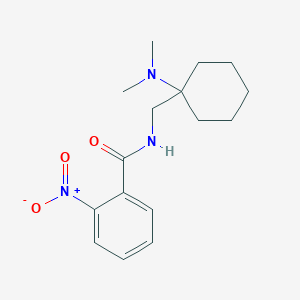 N-{[1-(dimethylamino)cyclohexyl]methyl}-2-nitrobenzamide