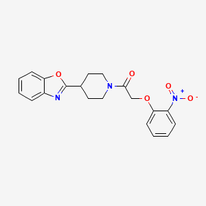 1-[4-(1,3-Benzoxazol-2-yl)piperidin-1-yl]-2-(2-nitrophenoxy)ethanone