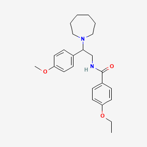 N-[2-(azepan-1-yl)-2-(4-methoxyphenyl)ethyl]-4-ethoxybenzamide