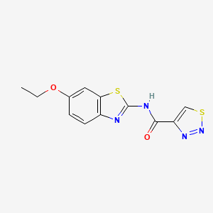 N-(6-ethoxy-1,3-benzothiazol-2-yl)-1,2,3-thiadiazole-4-carboxamide