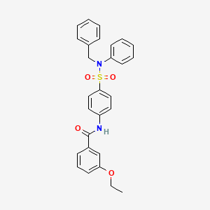 N-{4-[benzyl(phenyl)sulfamoyl]phenyl}-3-ethoxybenzamide