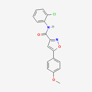 N-(2-chlorophenyl)-5-(4-methoxyphenyl)-1,2-oxazole-3-carboxamide