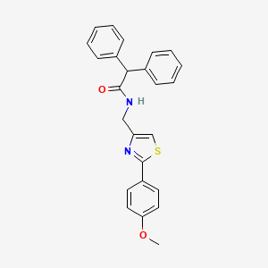 N-{[2-(4-methoxyphenyl)-1,3-thiazol-4-yl]methyl}-2,2-diphenylacetamide