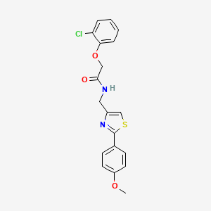 2-(2-chlorophenoxy)-N-{[2-(4-methoxyphenyl)-1,3-thiazol-4-yl]methyl}acetamide