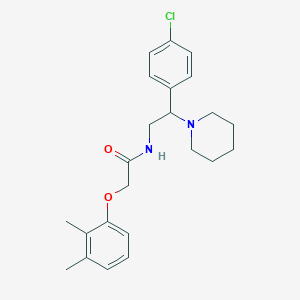 N-[2-(4-chlorophenyl)-2-(piperidin-1-yl)ethyl]-2-(2,3-dimethylphenoxy)acetamide