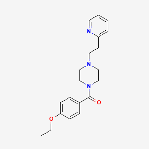 (4-Ethoxyphenyl){4-[2-(pyridin-2-yl)ethyl]piperazin-1-yl}methanone