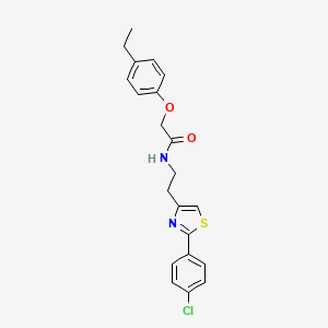 N-{2-[2-(4-chlorophenyl)-1,3-thiazol-4-yl]ethyl}-2-(4-ethylphenoxy)acetamide