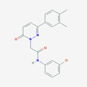 N-(3-bromophenyl)-2-[3-(3,4-dimethylphenyl)-6-oxopyridazin-1(6H)-yl]acetamide