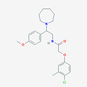 N-[2-(azepan-1-yl)-2-(4-methoxyphenyl)ethyl]-2-(4-chloro-3-methylphenoxy)acetamide