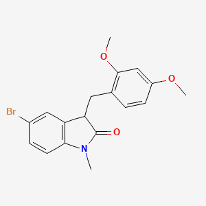 5-bromo-3-(2,4-dimethoxybenzyl)-1-methyl-1,3-dihydro-2H-indol-2-one