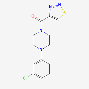 1-(3-Chlorophenyl)-4-(1,2,3-thiadiazol-4-ylcarbonyl)piperazine