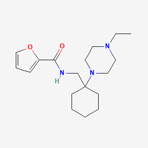 N-{[1-(4-ethylpiperazin-1-yl)cyclohexyl]methyl}furan-2-carboxamide