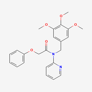 2-phenoxy-N-(pyridin-2-yl)-N-(3,4,5-trimethoxybenzyl)acetamide