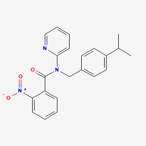 2-nitro-N-[4-(propan-2-yl)benzyl]-N-(pyridin-2-yl)benzamide