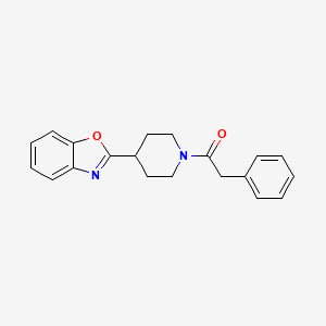 1-[4-(1,3-Benzoxazol-2-yl)piperidin-1-yl]-2-phenylethanone