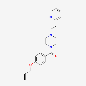 [4-(Prop-2-en-1-yloxy)phenyl]{4-[2-(pyridin-2-yl)ethyl]piperazin-1-yl}methanone