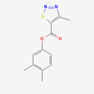 3,4-Dimethylphenyl 4-methyl-1,2,3-thiadiazole-5-carboxylate