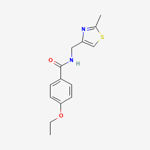 4-ethoxy-N-[(2-methyl-1,3-thiazol-4-yl)methyl]benzamide