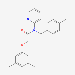 2-(3,5-dimethylphenoxy)-N-(4-methylbenzyl)-N-(pyridin-2-yl)acetamide