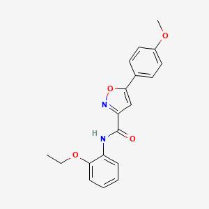 N-(2-ethoxyphenyl)-5-(4-methoxyphenyl)-1,2-oxazole-3-carboxamide