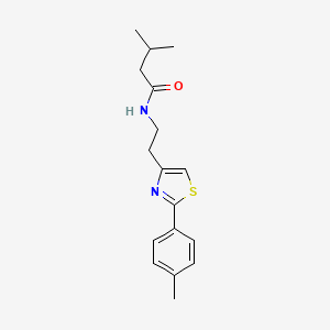 3-methyl-N-{2-[2-(4-methylphenyl)-1,3-thiazol-4-yl]ethyl}butanamide